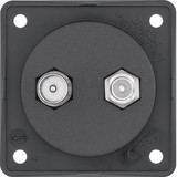 Berker 845632503 Antennen-Verbinderdose TV/SAT. Integro Modul-Einsätze. schwarz matt