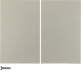 Berker 85142173 Taste 2fach K.5 edelstahl. lackiert