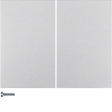 Berker 85142177 Taste 2fach K.5 alu. lackiert