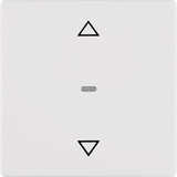 Berker 85241129 Jalousie-Taste Q.x polarweiß. samt