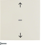 Berker 85241182 Jalousie-Taste S.1/B.3/B.7 weiß. glänzend