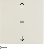 Berker 85245282 KNX-Funk Jalousie-Taste quicklink S.1 weiß. glänzend