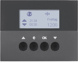 Berker 85745175 KNX-Funk Jalousie-Schaltuhr quicklink K.1 anthrazit. matt