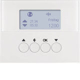 Berker 85745179 KNX-Funk Jalousie-Schaltuhr quicklink K.1 polarweiß. glänzend
