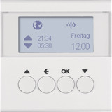 Berker 85745189 KNX-Funk Jalousie-Schaltuhr quicklink S.1/B.3/B.7 polarweiß. glänzend