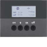 Berker 85745275 KNX-Funk Zeitschaltuhr quicklink K.1 anthrazit. matt
