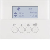Berker 85745279 KNX-Funk Zeitschaltuhr quicklink K.1 polarweiß. glänzend