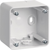 Berker 9115109 Aufbau-Gehäuse hoch AP. Integro Classic. polarweiß glänzend