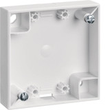 Berker 911522529 Aufbau-Gehäuse flach AP. Integro Flow/Pure. polarweiß glänzend