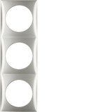 Berker 918192568 Rahmen 3fach. Integro Flow. chrom matt. lackiert
