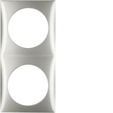 Berker 918262558 Rahmen 2fach. Integro Flow. chrom matt. lackiert