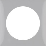 Berker 918272507 Rahmen 1fach. Integro Flow. grau glänzend