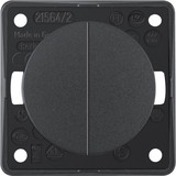 Berker 936552505 Serienschalter. gemeinsame Eingangsklemme. Integro Flow/Pure. anthr. mt.