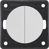 Berker 936552509 Serienschalter. gemeinsame Eingangsklemme. Integro Flow/Pure. polarw. gl.