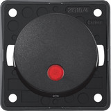 Berker 937622535 Kontr.-Ausschalter 2-pol.. 12V. rote Lins.. K-LED. ITG Flow/Pure. anthr. mt.