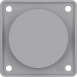 Berker 945162507 Blindverschluss. Integro Modul-Einsätze. grau glänzend
