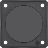 Berker 945162510 Blindverschluss. Integro Modul-Einsätze. schwarz glänzend