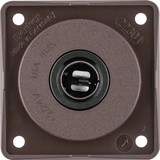 Berker 945172501 Steckdose 12 V. Integro Modul-Einsätze. braun matt