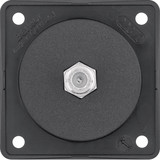 Berker 9451905 Antennen-Verbinderdose SAT. Integro Modul-Einsätze. schwarz matt