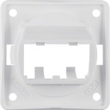 Berker 945592509 Tragplatte 2fach für MINI-COM Module. Integro Modul-Einsätze. polarw. gl.