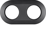 Berker MAN0100317 Rahmen 2fach Serie 1930 softtouch schwarz