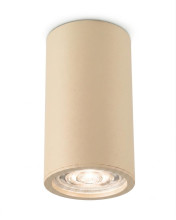 Bioledex HELSO-F Deckenleuchte GU10 Aufbau Deckenspot Beige Anschrauben oder Kleben