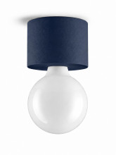 Bioledex PIKKO Deckenleuchte Wandleuchte E27 Aufbau 100mm Marine Blau