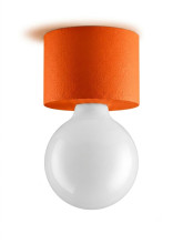 Bioledex PIKKO Deckenleuchte Wandleuchte E27 Aufbau 100mm Orange