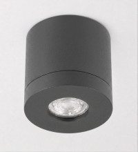Bioledex PIKKO Deckenleuchte GU10 Aufbau 100mm Deckenspot Grau /Grau Anschrauben oder Kleben