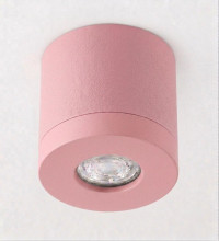 Bioledex PIKKO Deckenleuchte GU10 Aufbau 100mm Deckenspot Pink /Pink Anschrauben oder Kleben