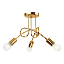 Bioledex Design Deckenlampe Goldener-Style 3x E27 gold Metall