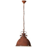 Brilliant Jesper Pendelleuchte 38cm (Glas) E27 Rost 23772/55