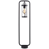 Brilliant Sidney Außenstandleuchte 85cm E27 IP44 Schwarz Transparent 44293/06