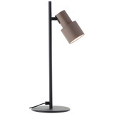 Brilliant Cadiz Tischleuchte 41cm GU10 Schwarz Matt Bronze Gebürstet 60115/76