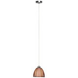 Brilliant Relax Pendelleuchte 20cm E27 Bronze Chrom 61170/53