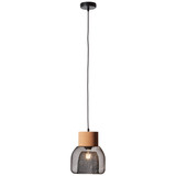 Brilliant Flaka Pendelleuchte, 1-flammig E27 Schwarz Matt 82670/06