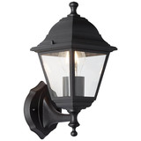 Brilliant Nissie Außenwandleuchte, stehend E27 IP44 Schwarz 90991A06