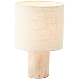Brilliant Pia Tischleuchte E27 Natur FSC® 93150/96