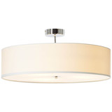 Brilliant Andria Deckenleuchte 60cm E27 Weiß Chrom 93522/05