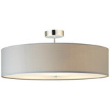 Brilliant Andria Deckenleuchte 60cm E27 Chrom Hellgrau 93522/22
