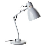 Brilliant Schreibtischleuchte Bailie schwenkbar E14 Grau Metall 38cm 94591/22
