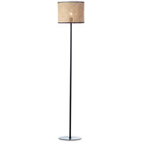 Brilliant Wiley Standleuchte, 1-flammig E27 Holz Hell Schwarz 99091/09