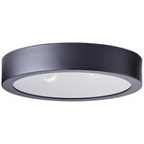 Brilliant Sandros Deckenleuchte, 2-flammig E14 Schwarz Rauchglas 99736/93
