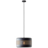 Brilliant Tyas Pendelleuchte, 1-flammig E27 Schwarz Gold 99799/86