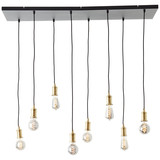 Brilliant Darcia Pendelleuchte, 8-flammig E27 Schwarz 99815/06