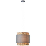 Brilliant Waterlilly Pendelleuchte, 1-flammig E27 Grau Beige 99826/22