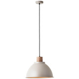Brilliant Erena Pendelleuchte 38cm E27 Taupe FSC® 99836/20