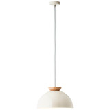 Brilliant Nalam Pendelleuchte 35cm E27 Holz Hell Grau 99888/70