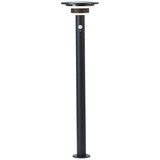 Brilliant Garvina LED Außenstehleuchte mit Solar und Bewegungsmelder 3W Warmweiß IP44 Schwarz Solar, Bewegungsmelder G40407/06