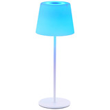 Brilliant Cappo LED Außentischleuchte 38cm 2,5W Warmweiß IP44 Weiß USB, Memory Funktion G40882/05